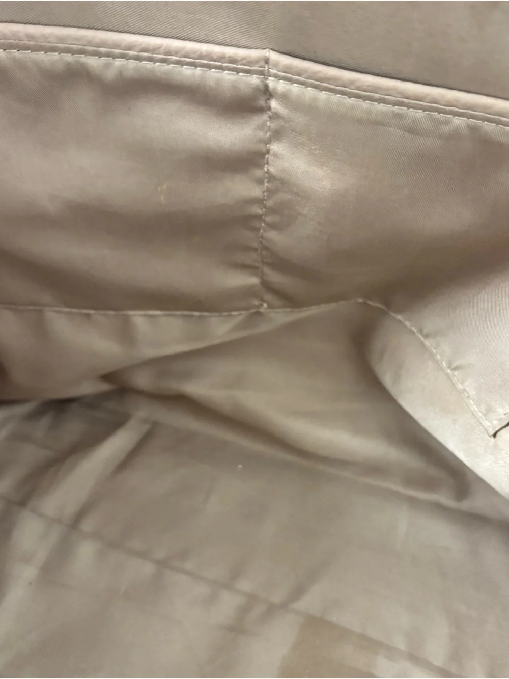 BCBG Paris Tan Pebble Satchel with Gold Hardware